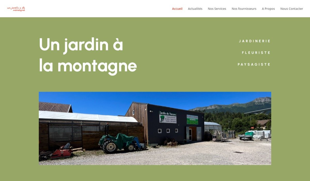 Site Un Jardin à la Montagne